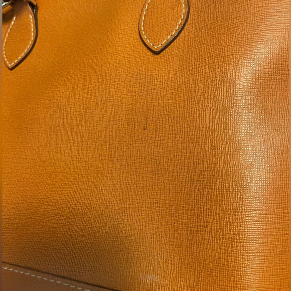 DOONEY & BOURKE Pebble Grain Zip Zip Satchel Caramel Hand Bag Purse | EUC - Picture 12 of 12